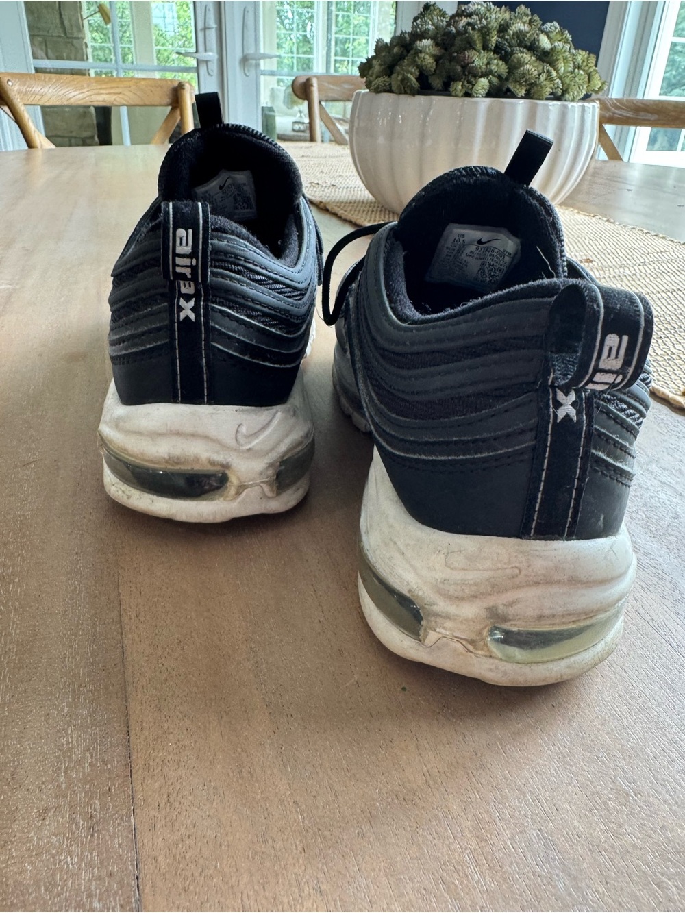 Nike Mens Black and White Air Max 97 Runner - Picture 3 of 7